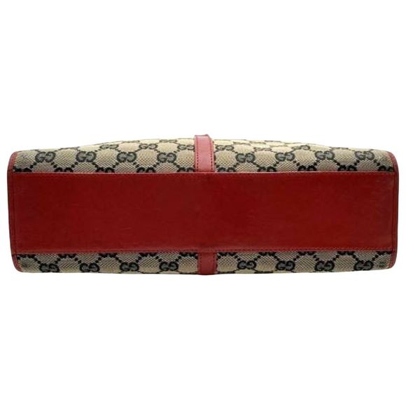 Gucci Jackie Brown Canvas Handbag (Pre-Owned) - Picture 2 of 8